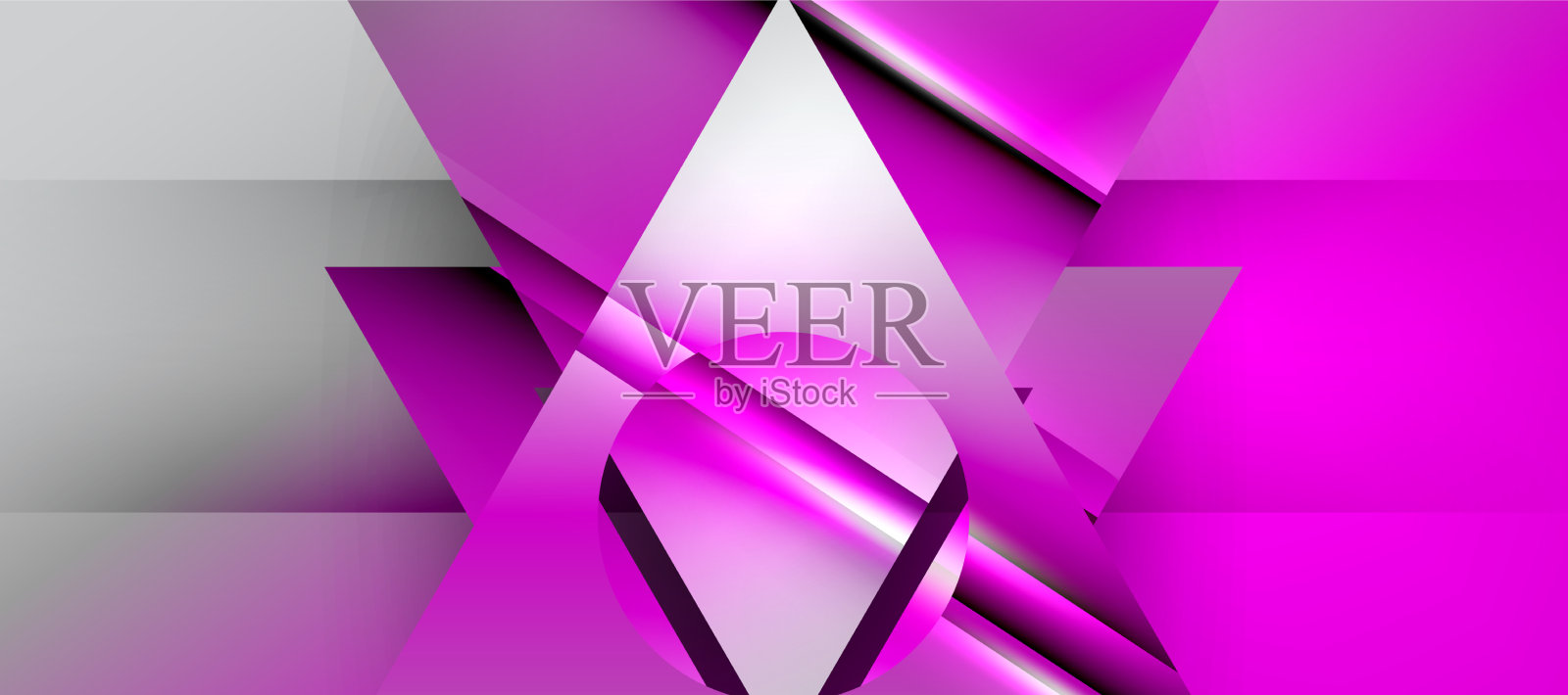 新潮的极简几何构图抽象插画图片素材