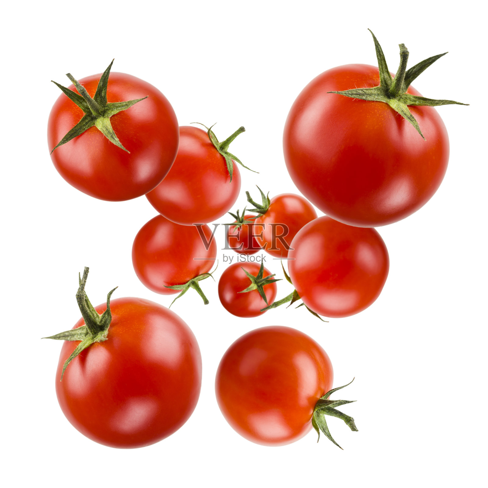 小红圣女果。照片摄影图片