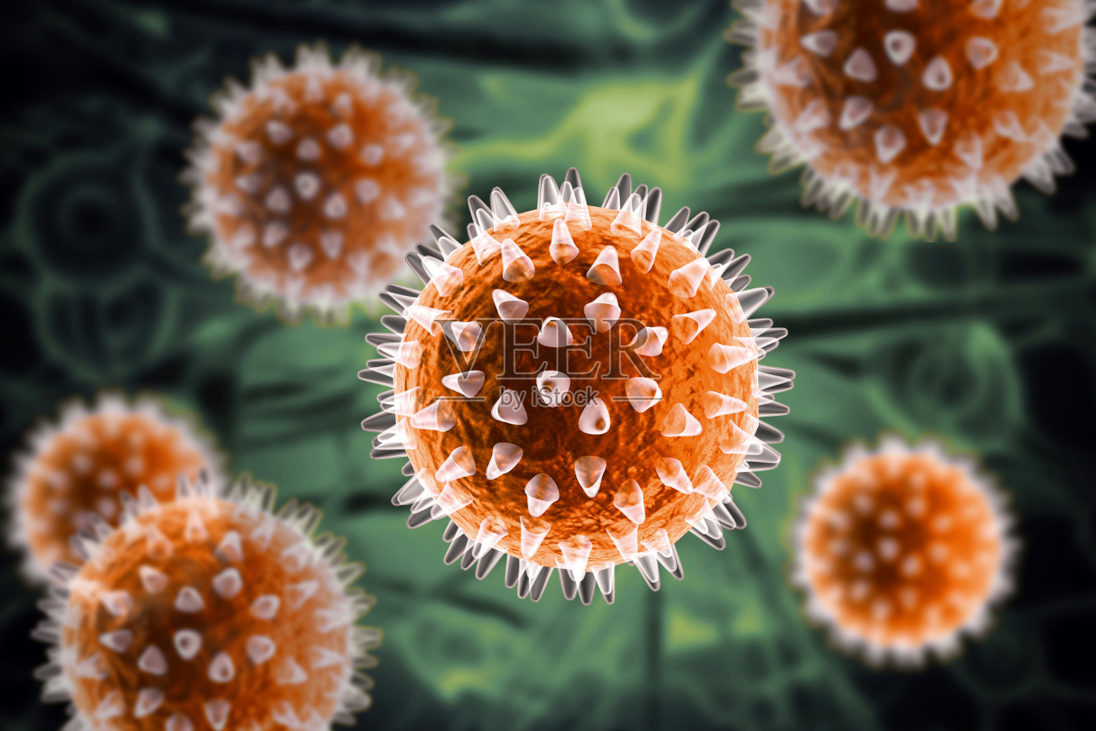 病毒性疾病，病毒，细菌，细胞，3d插图照片摄影图片