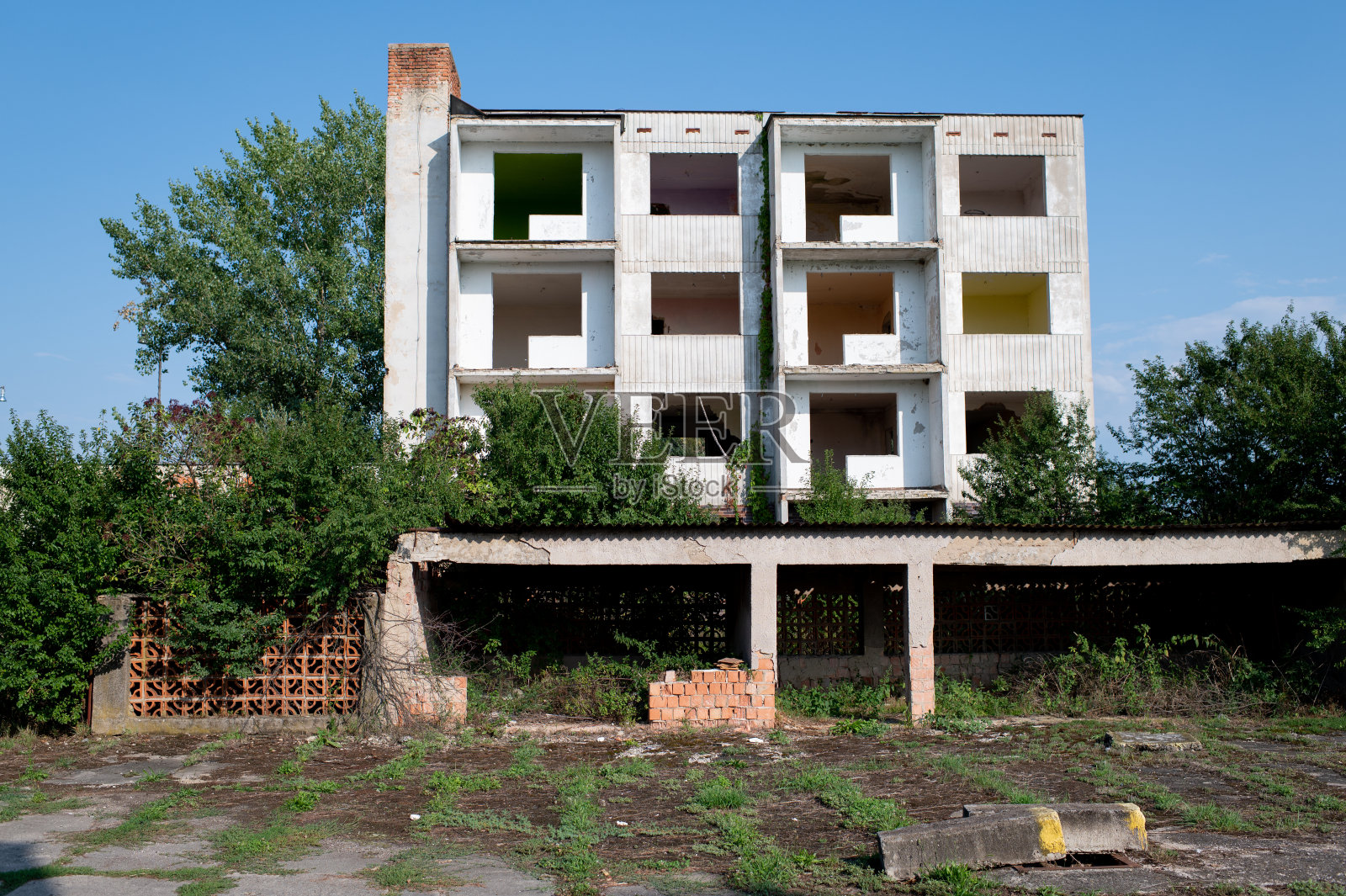 破旧的建筑照片摄影图片