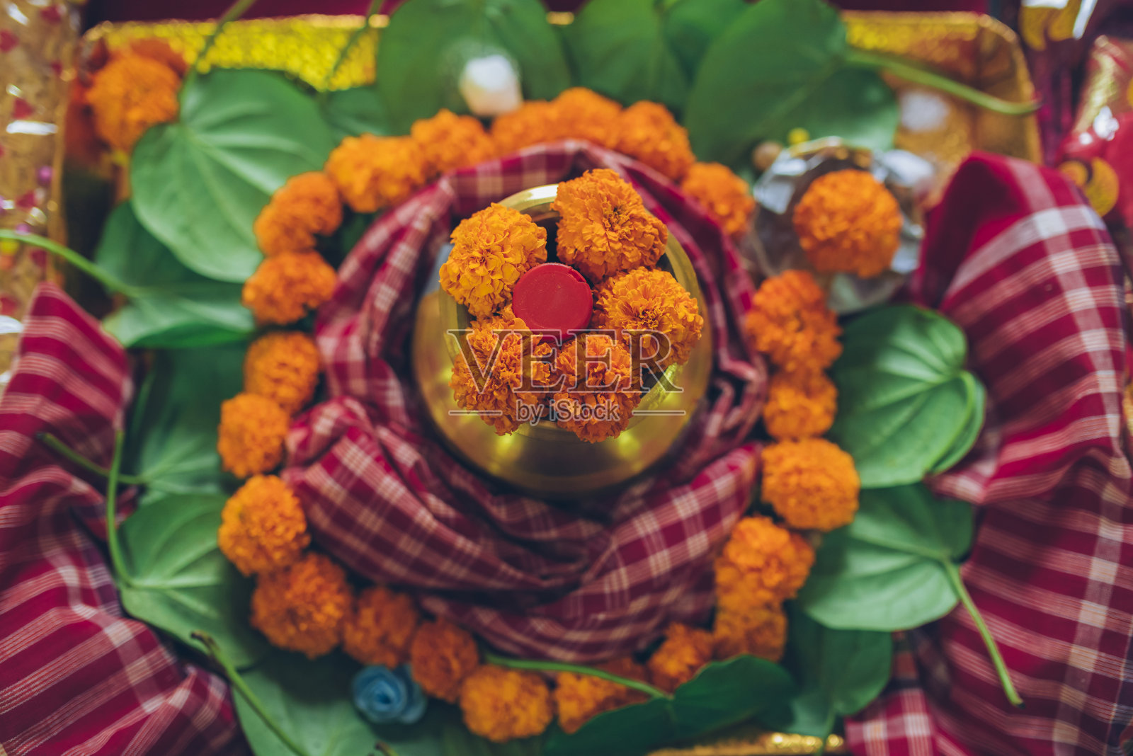 孟加拉人举行婚礼仪式照片摄影图片