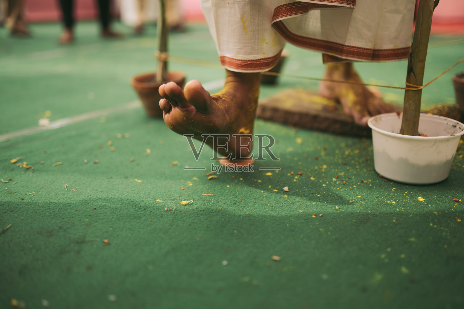 孟加拉人举行婚礼仪式照片摄影图片