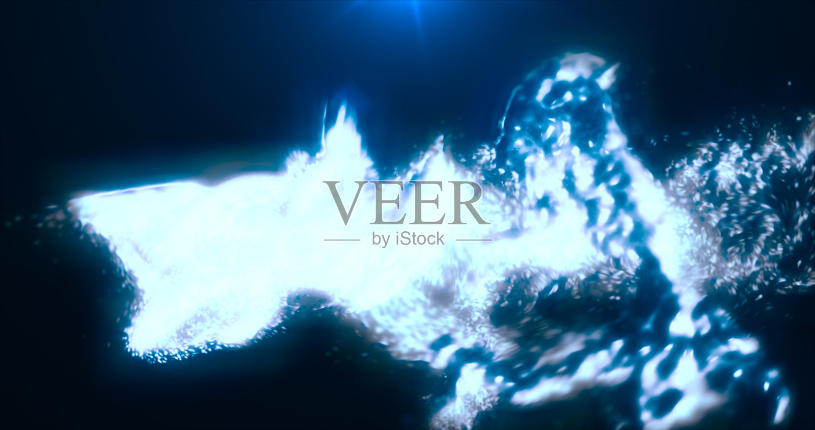 在光的背景下，彩虹色的液态水的抽象背景照片摄影图片