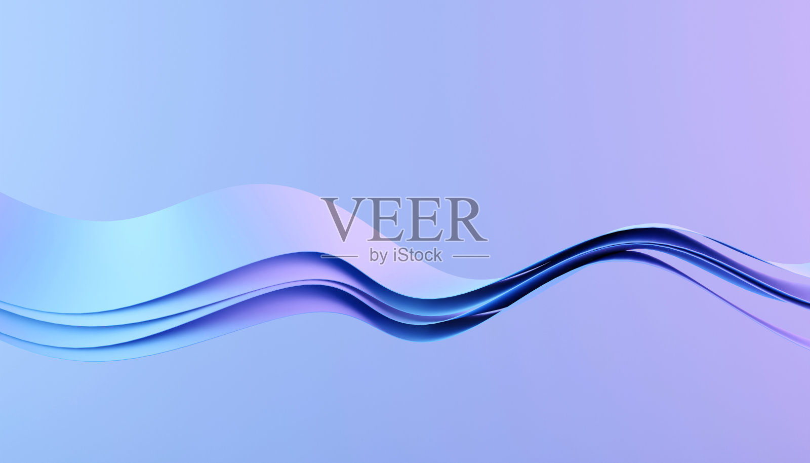 抽象粉彩扭曲漩涡软流行3d壁纸蓝色粉红色的背景。三维插图渲染照片摄影图片