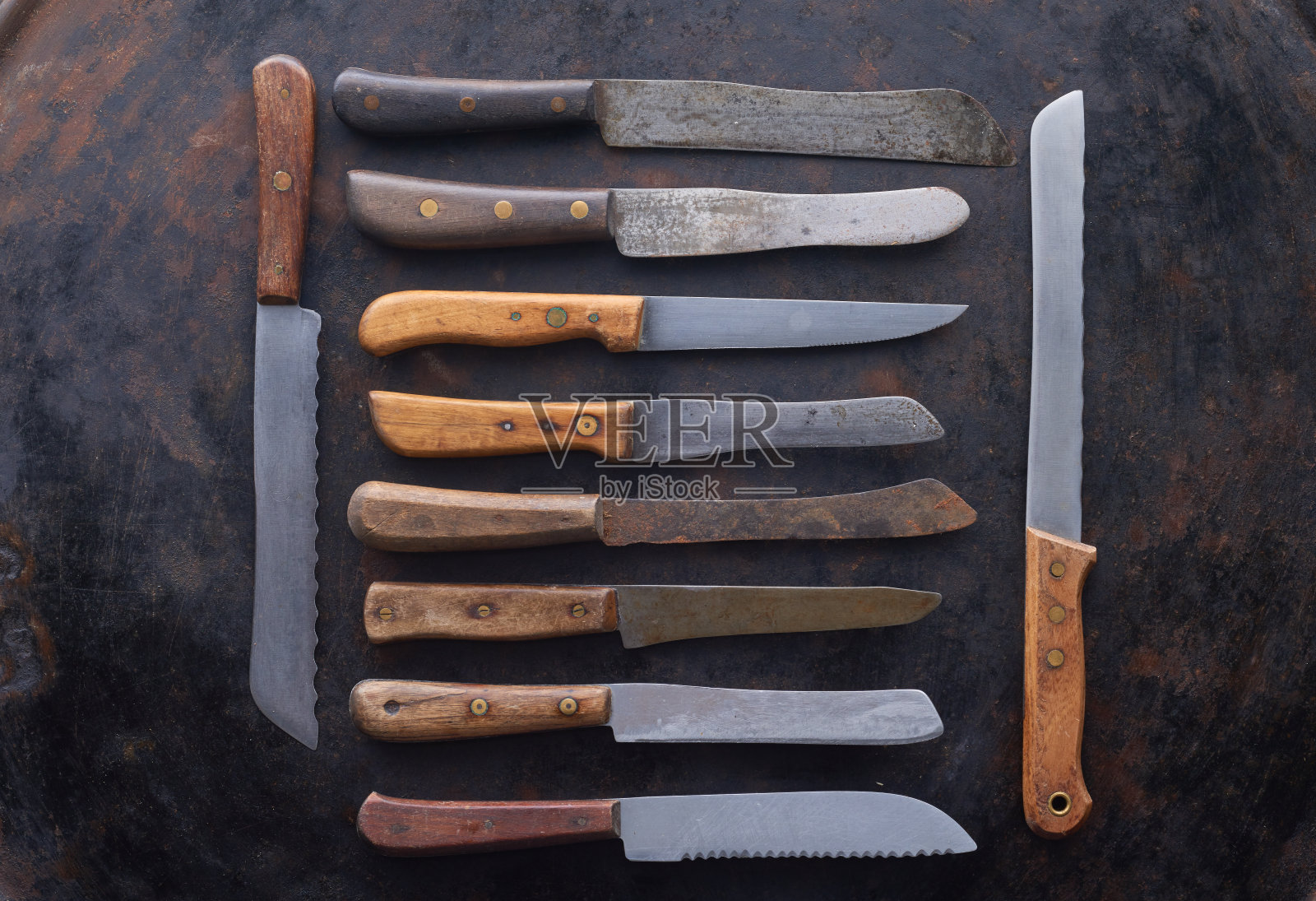 旧菜刀照片摄影图片