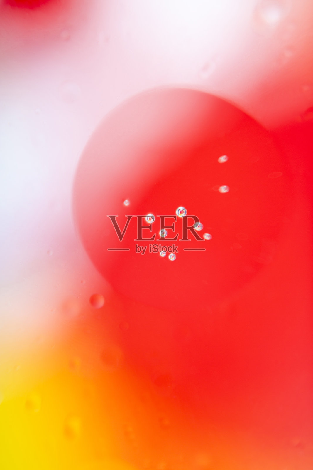 红色宏观气泡背景照片摄影图片