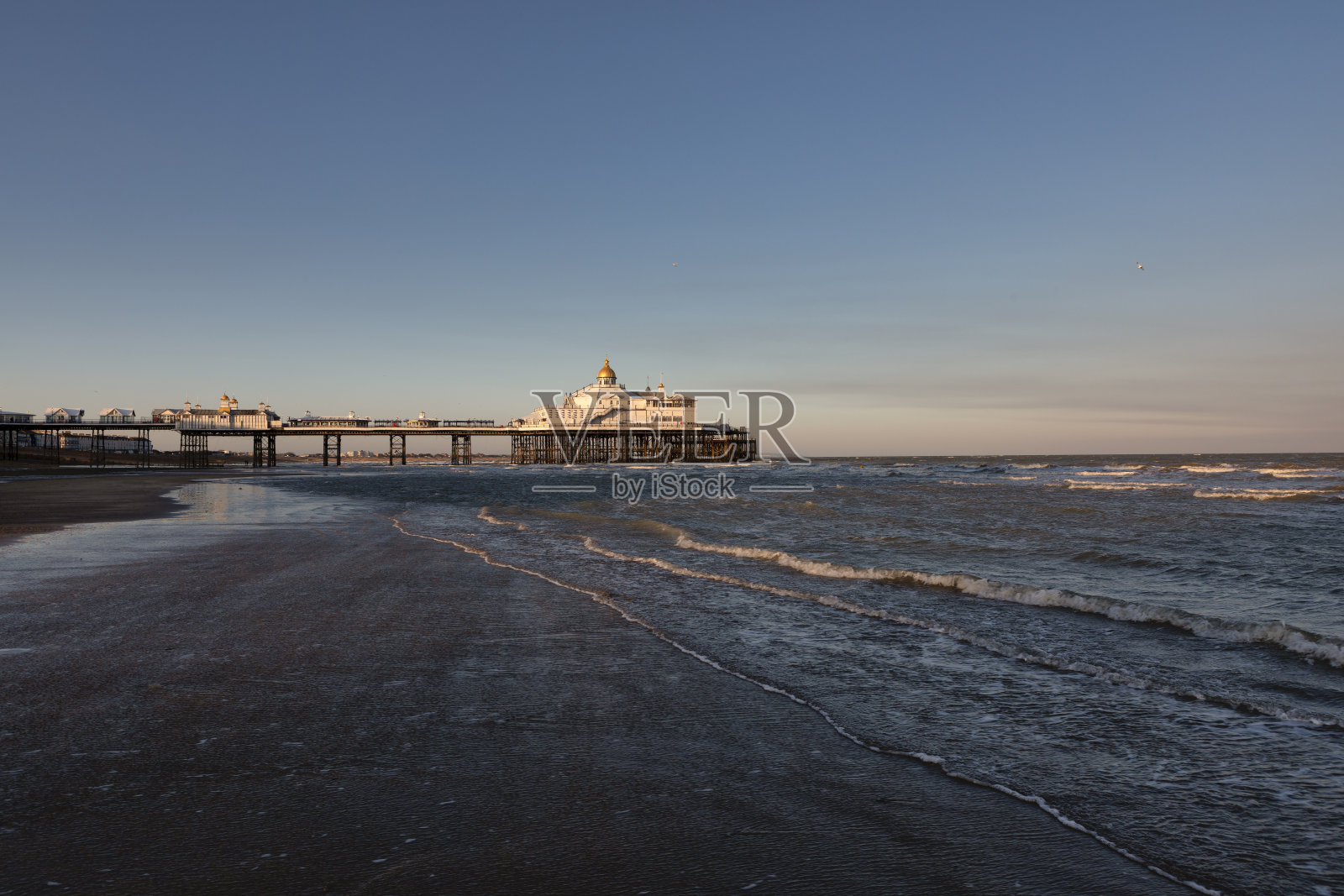 伊斯特本码头照片摄影图片