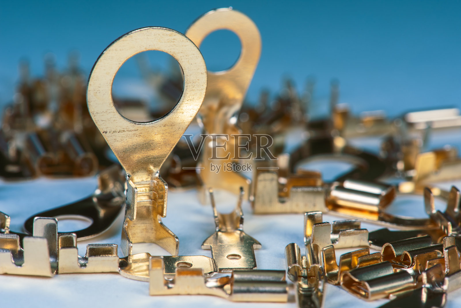 电压端子连接器照片摄影图片