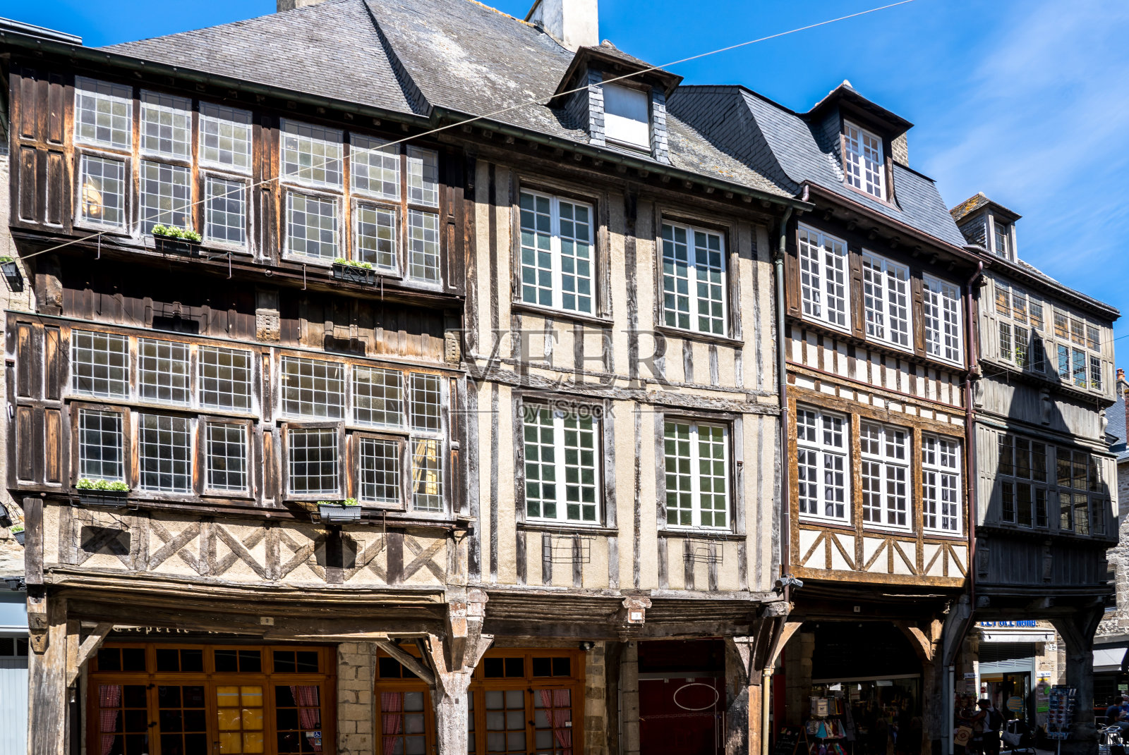 法国布列塔尼的迪南照片摄影图片