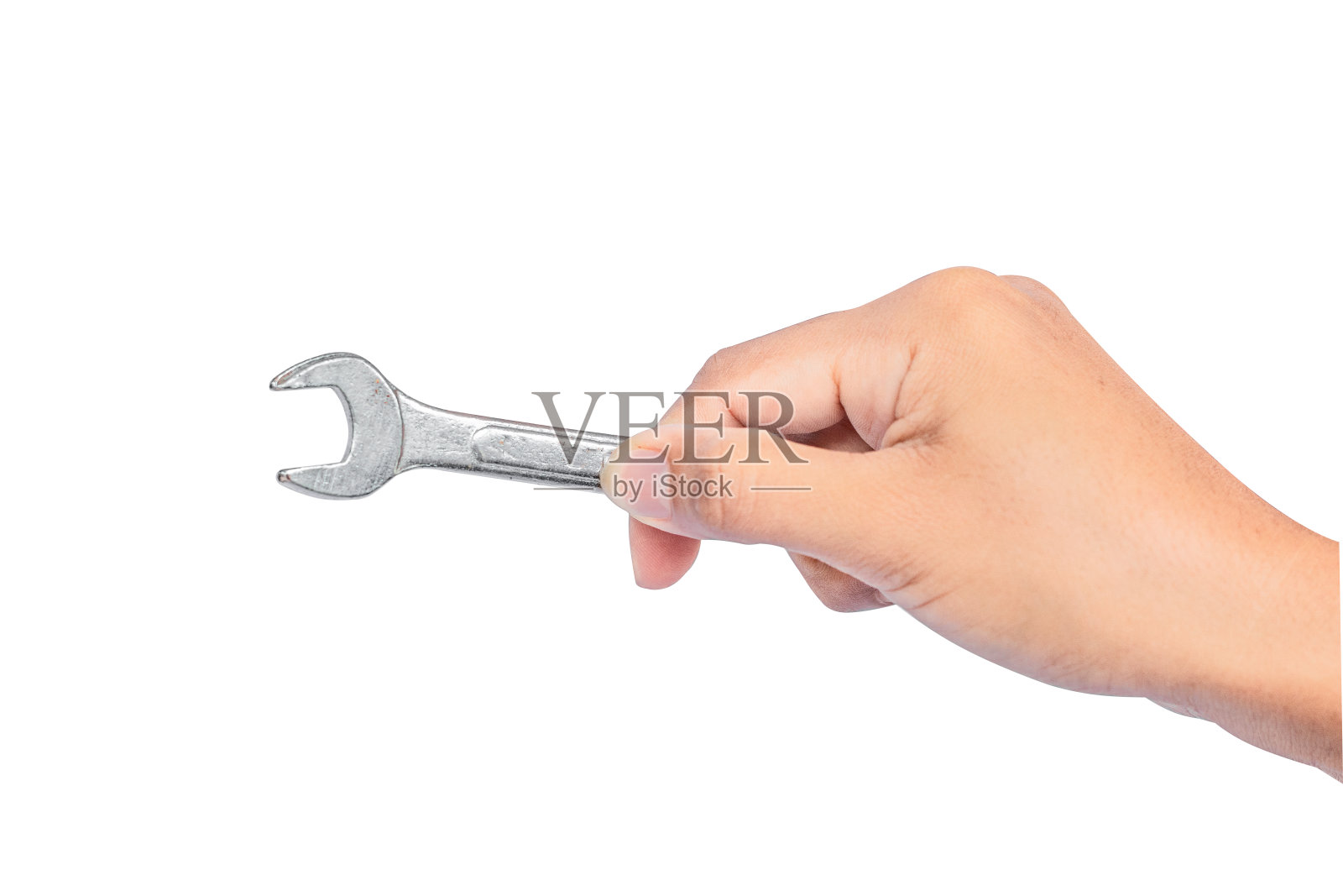 手握扳手照片摄影图片