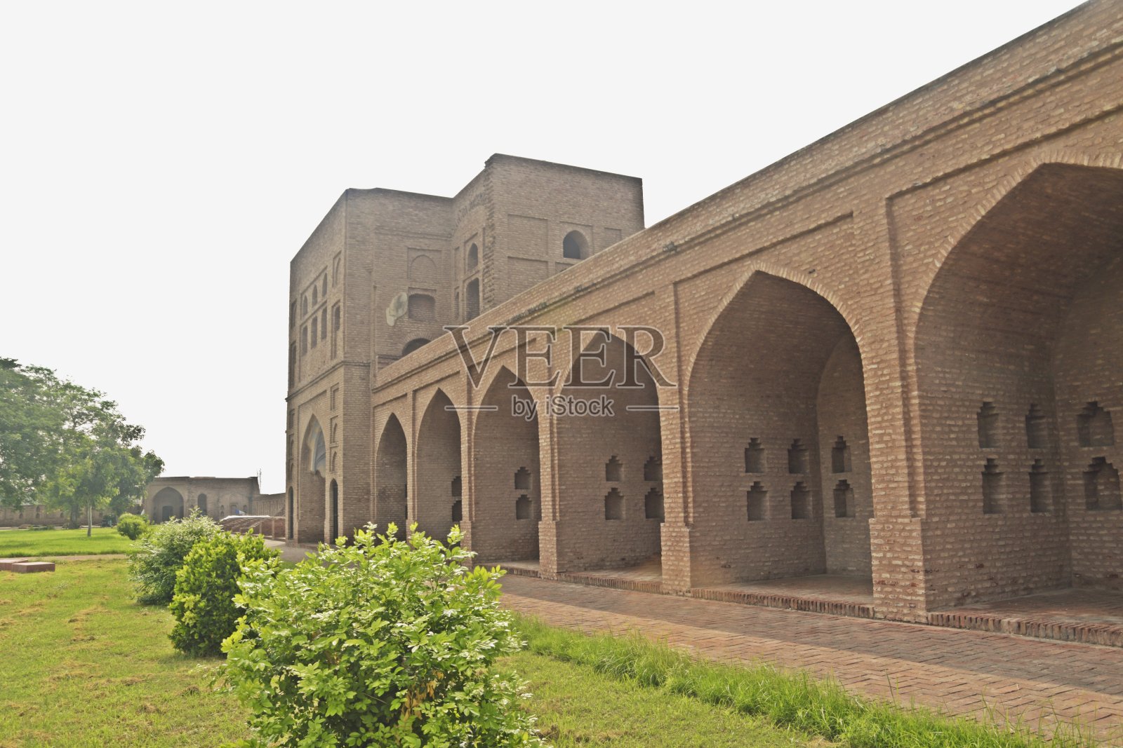 旁遮普，Nurmahal的部分废墟照片摄影图片