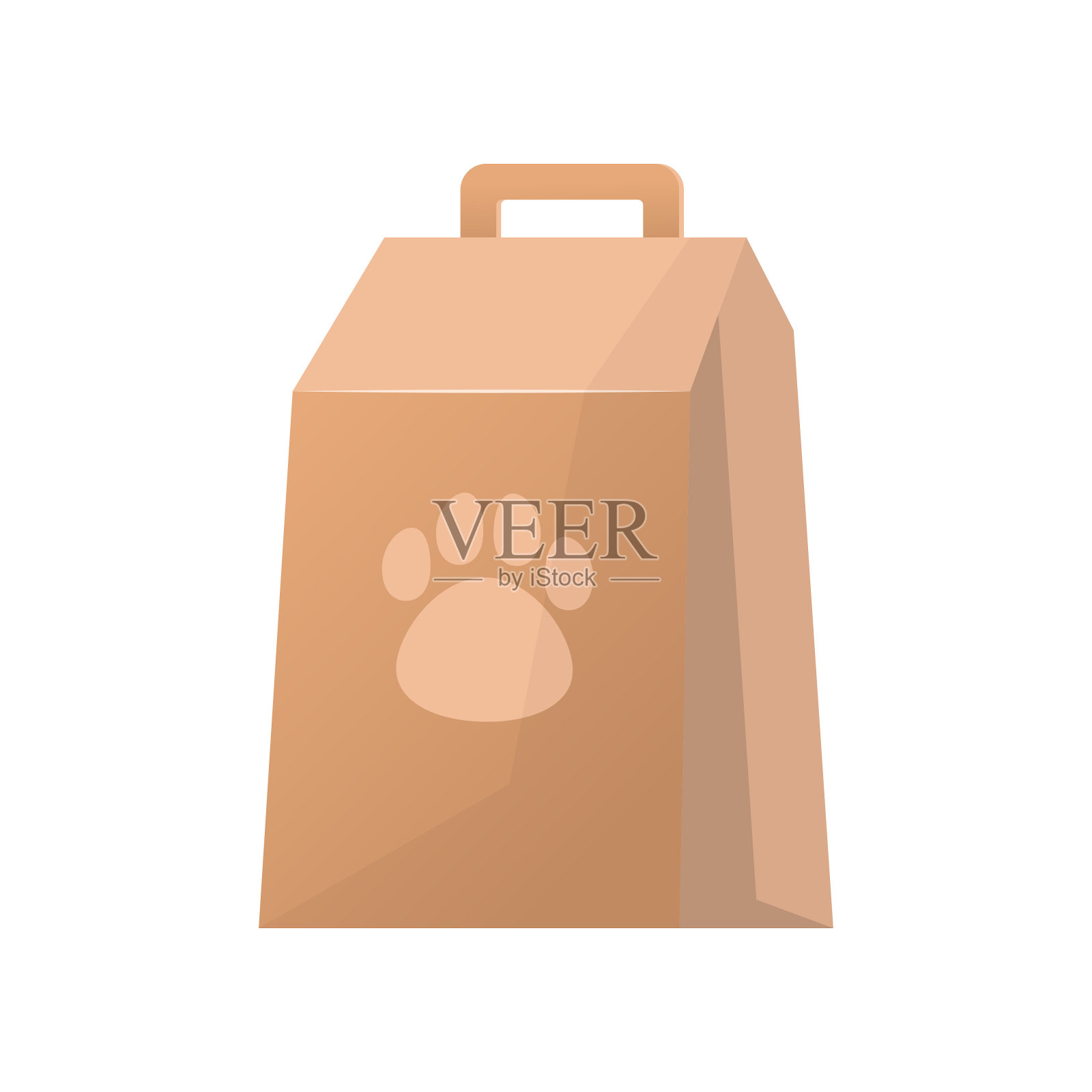 宠物垃圾图标插画图片素材