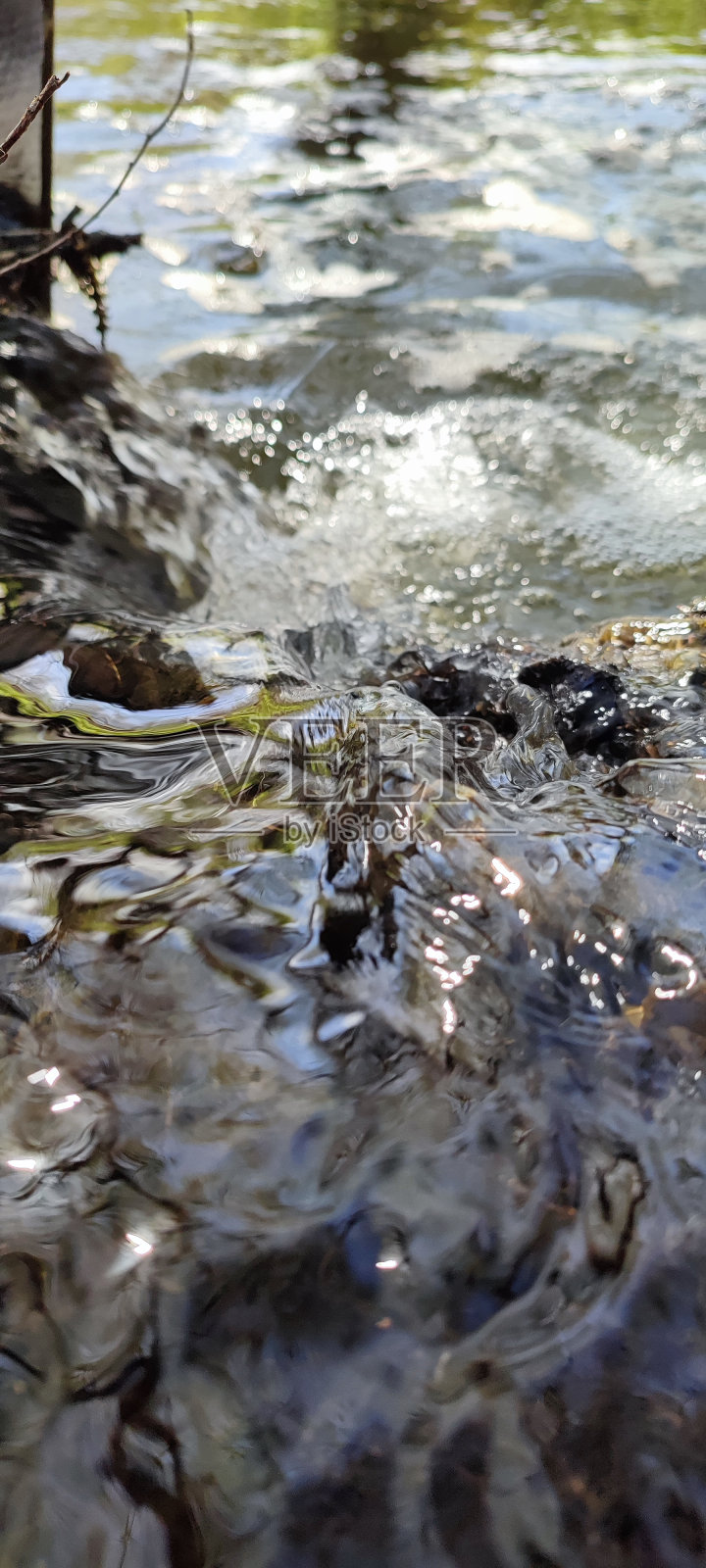 流水特写照片摄影图片