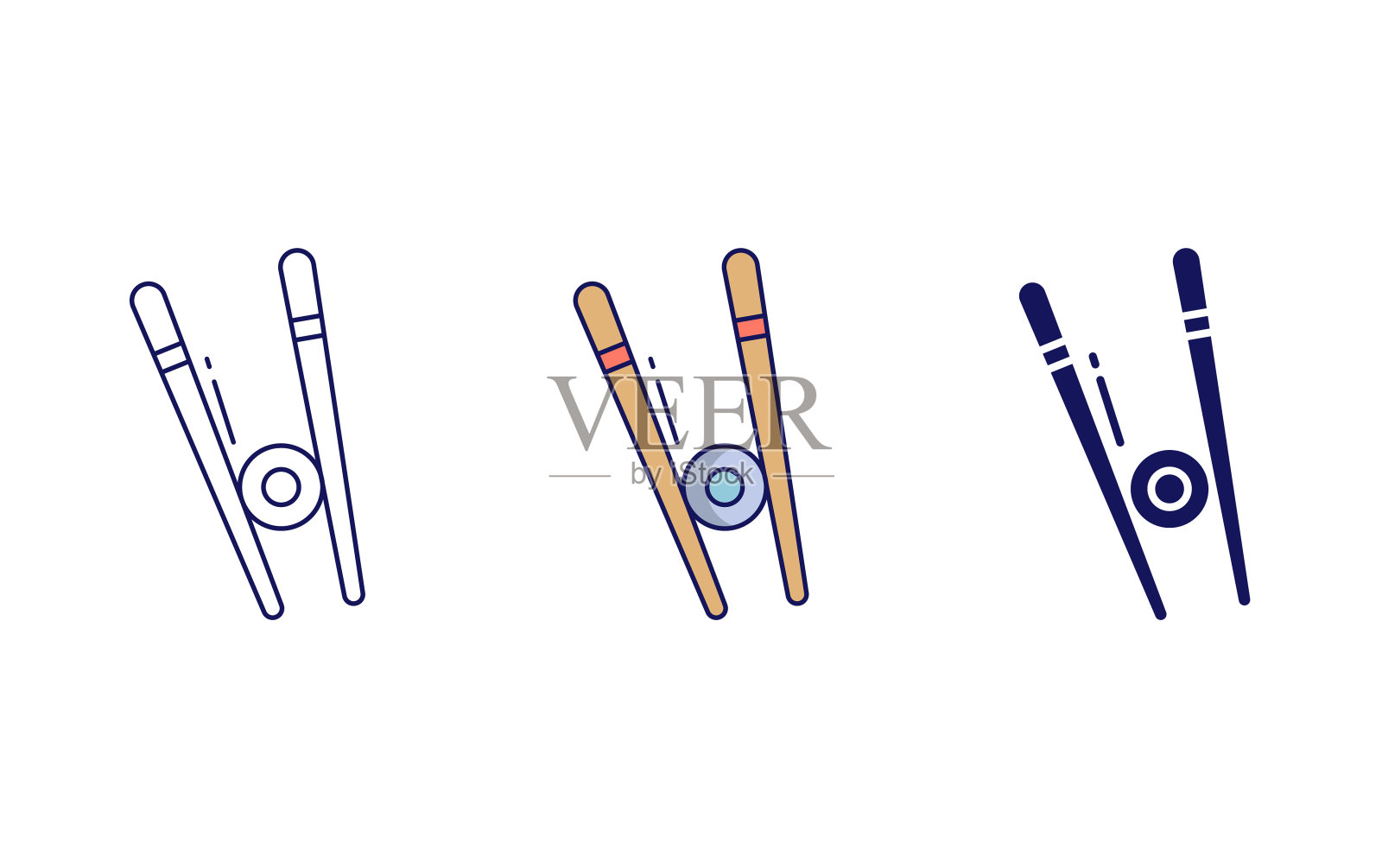 切棒矢量图标插画图片素材