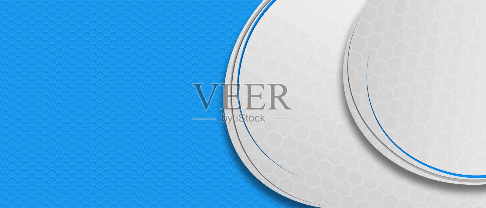 蓝白色抽象商业企业演示背景插画图片素材