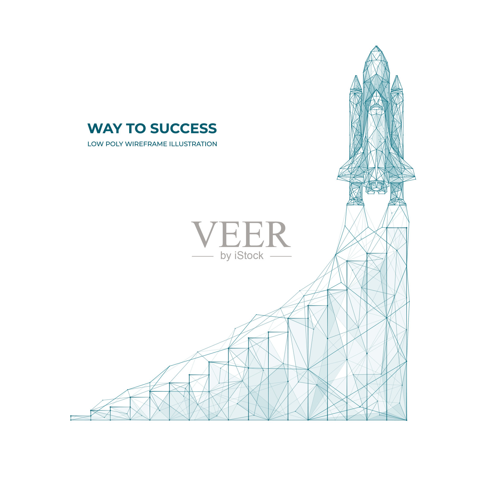 《成功之道插画图片素材