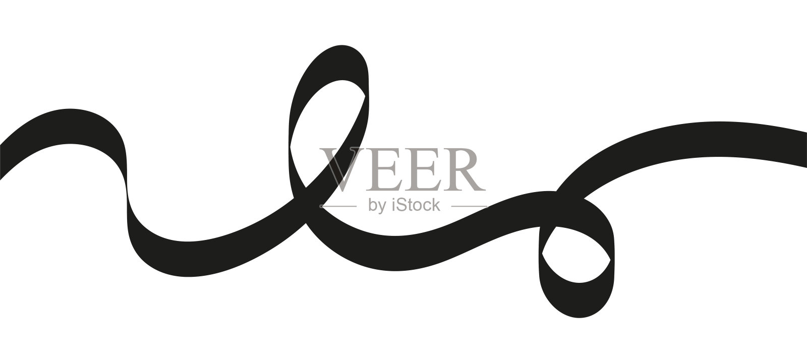 划线，划线，划线。抽象波浪形细线。乱涂乱画的元素。矢量隔离图插画图片素材