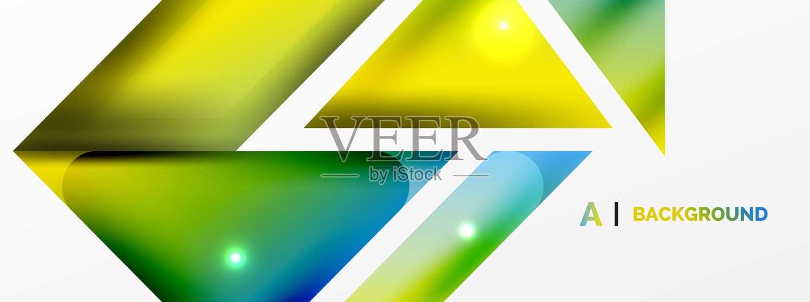 动态三维几何抽象背景插画图片素材