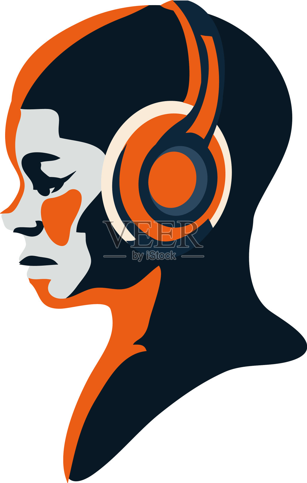 听音乐的男人设计元素图片