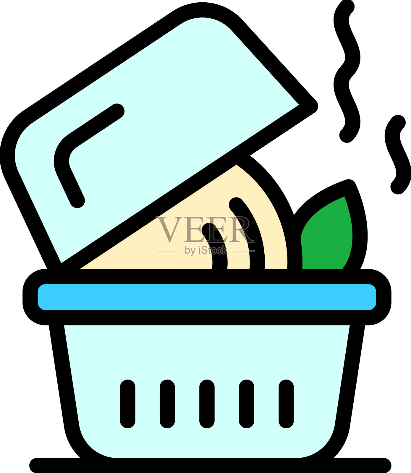 零食包装图标扁平插画图片素材