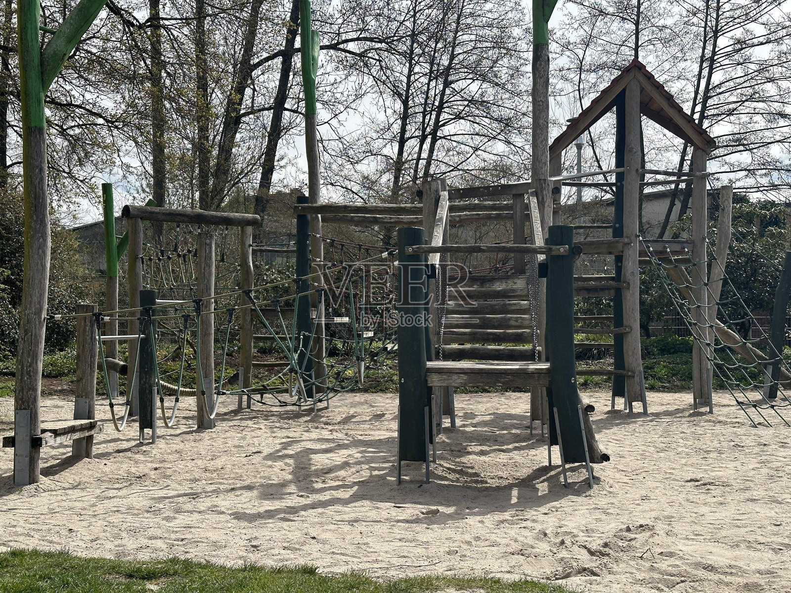 在德国的操场上照片摄影图片