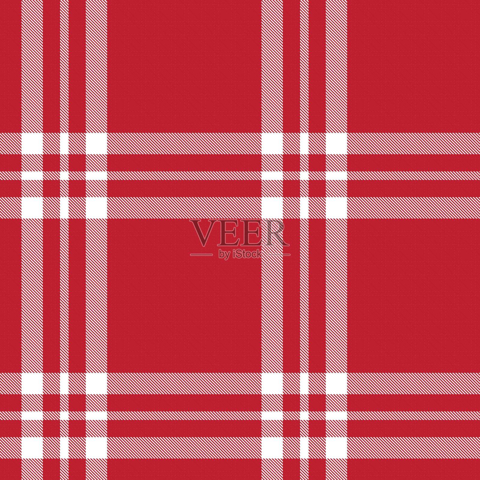 圣诞经典格纹纹理无缝图案插画图片素材