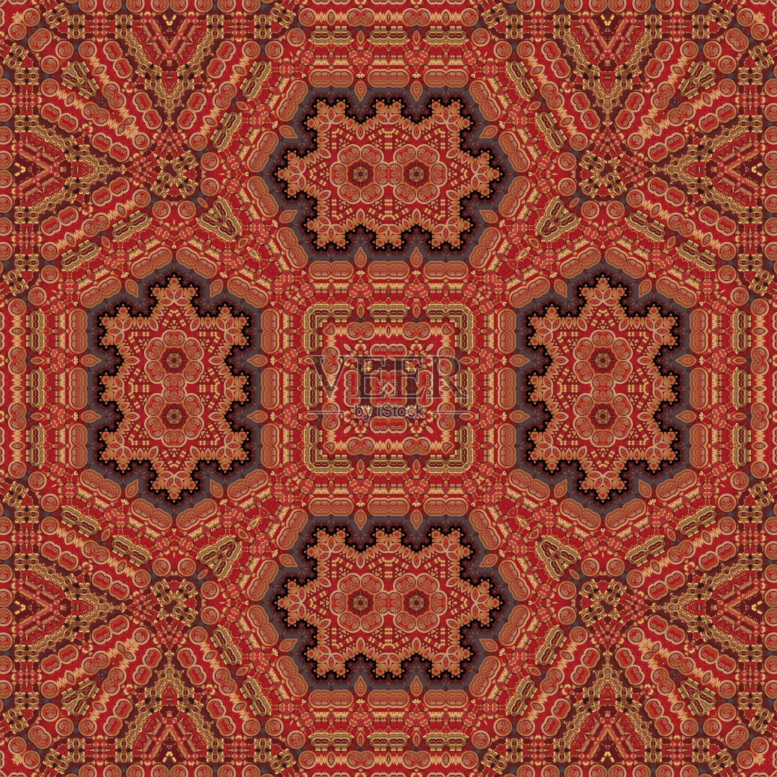 摘要:万花筒插画图片素材