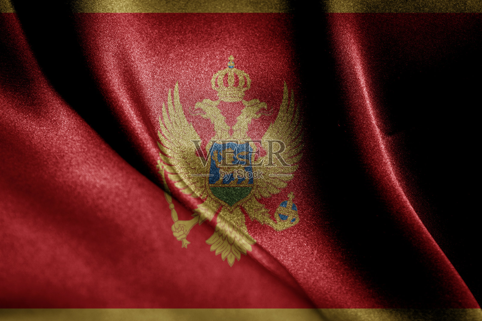 抽象光滑的丝绸背景与国旗照片摄影图片