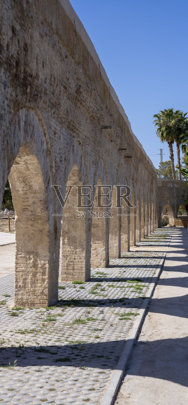 穆尔西亚的罗马渡槽照片摄影图片