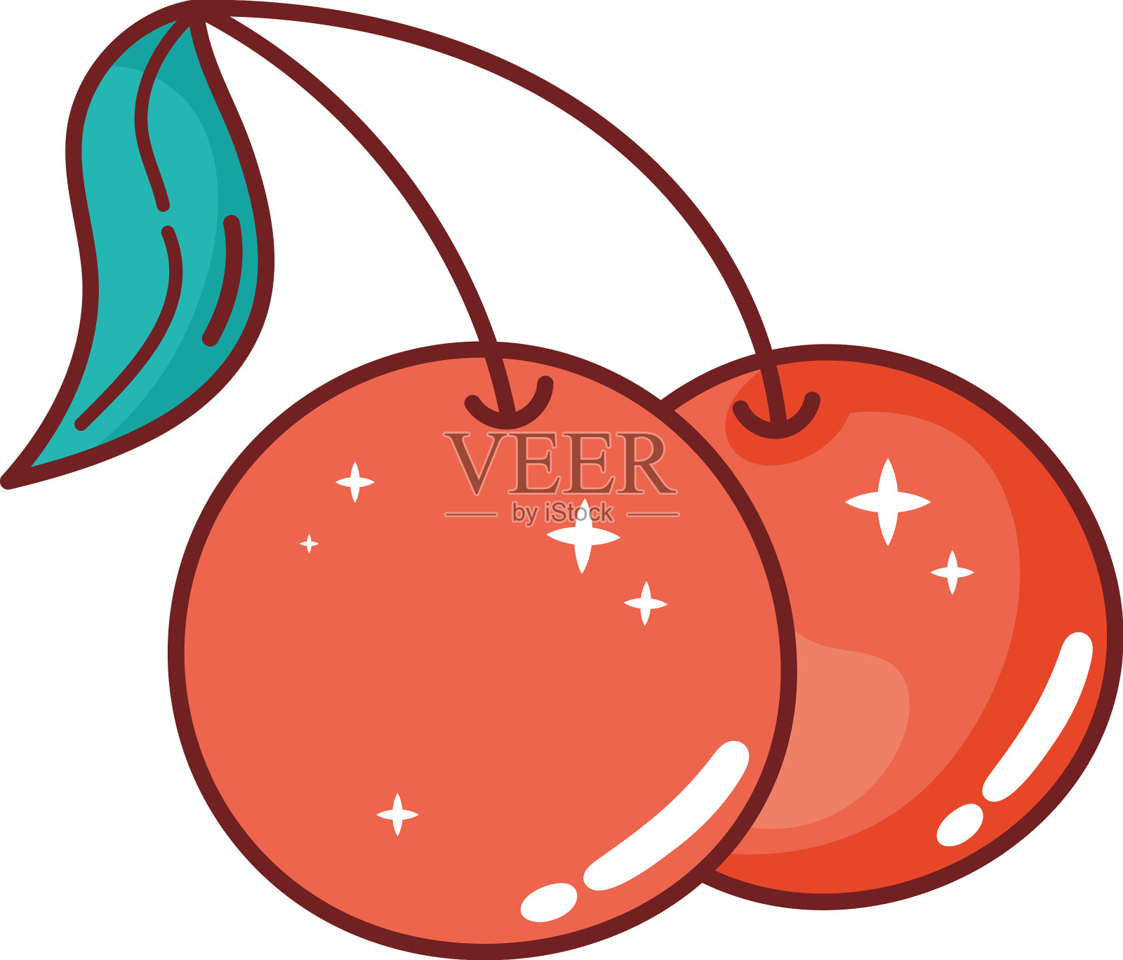 成熟多汁的浆果设计元素图片