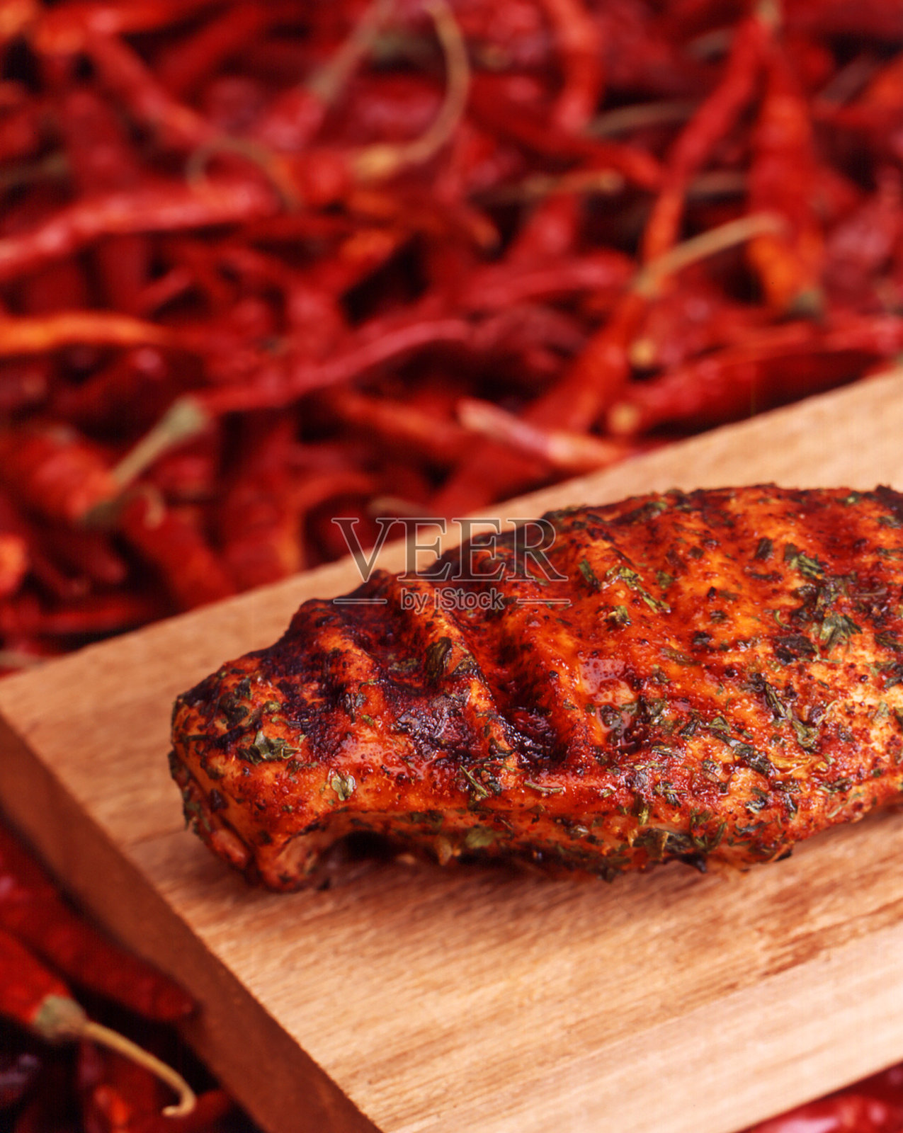 鸡肉饭照片摄影图片