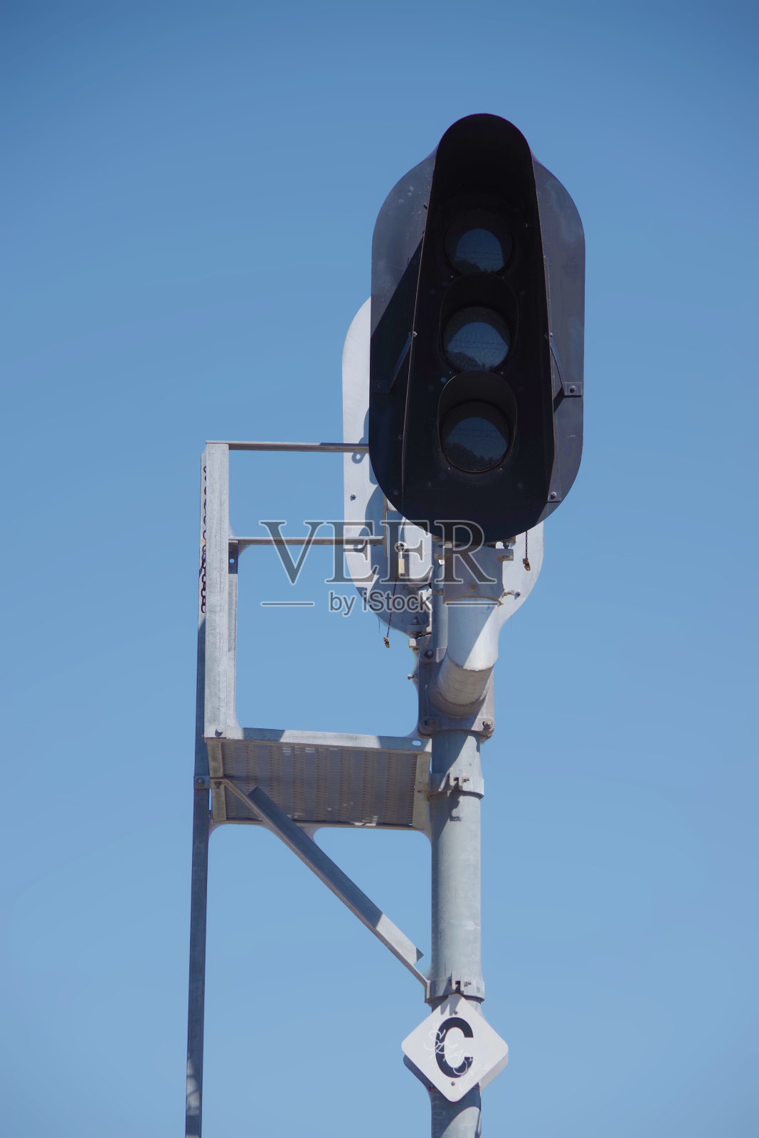 铁路信号照片摄影图片