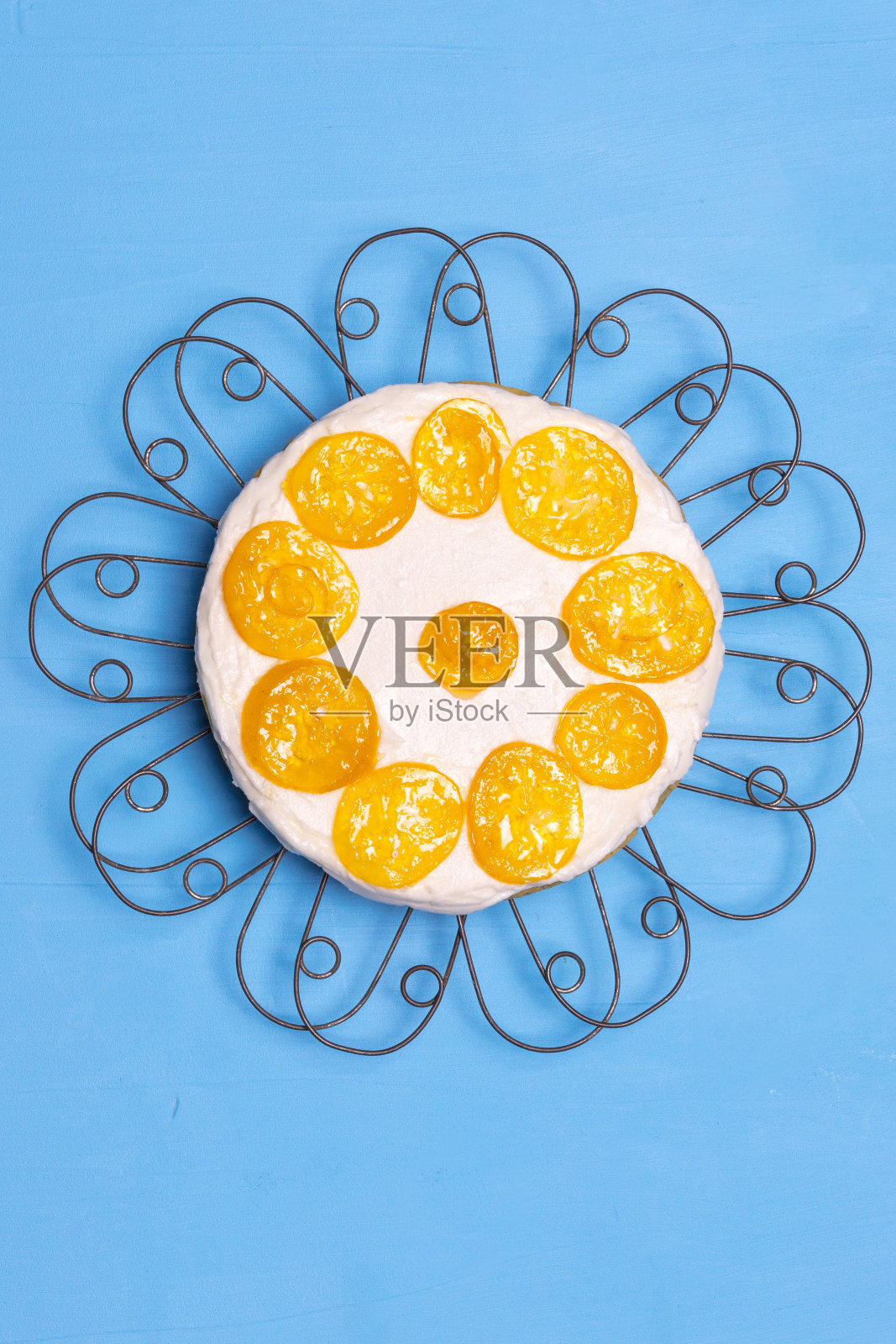 柠檬蛋糕照片摄影图片