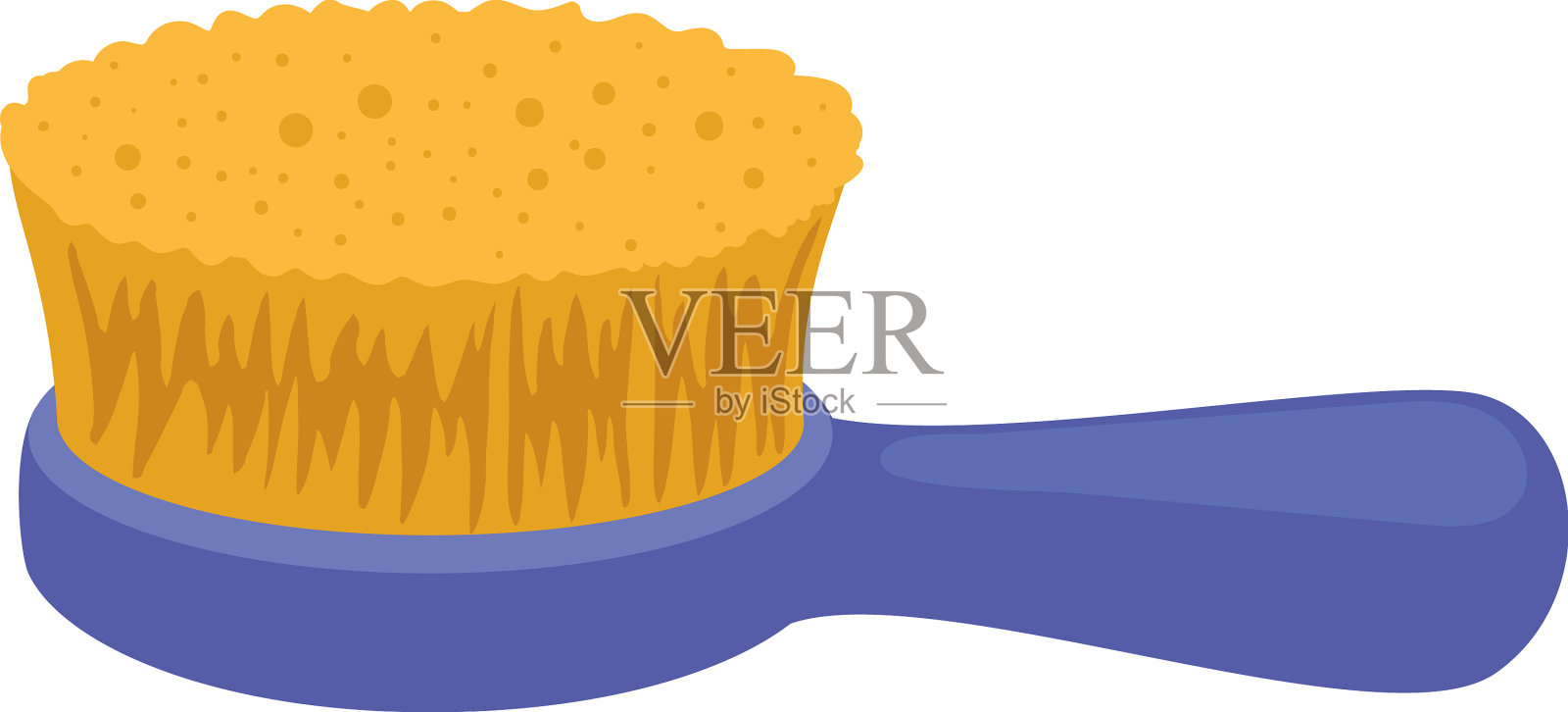 宠物刷白色背景设计元素图片