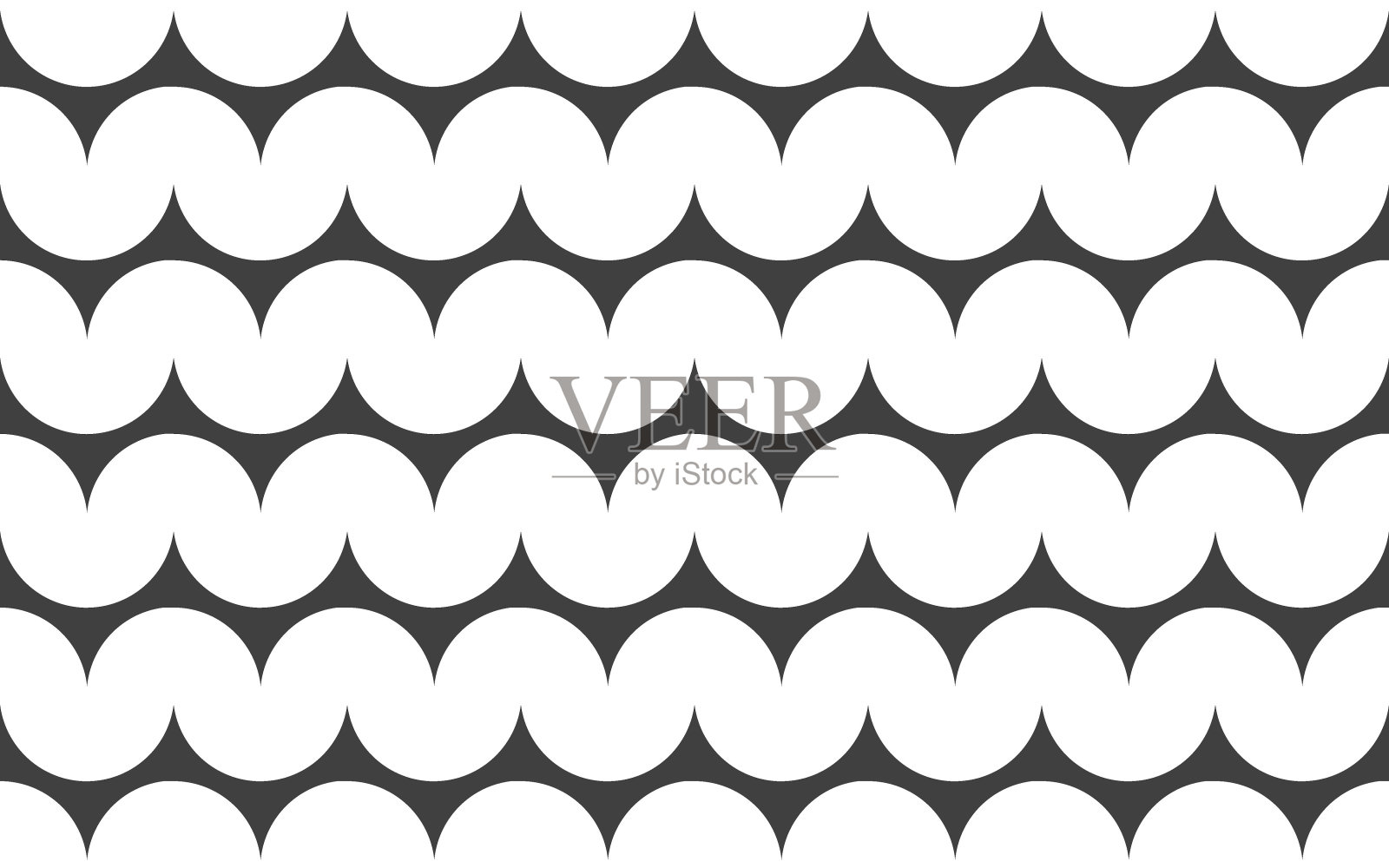 黑白抽象几何图案插画图片素材