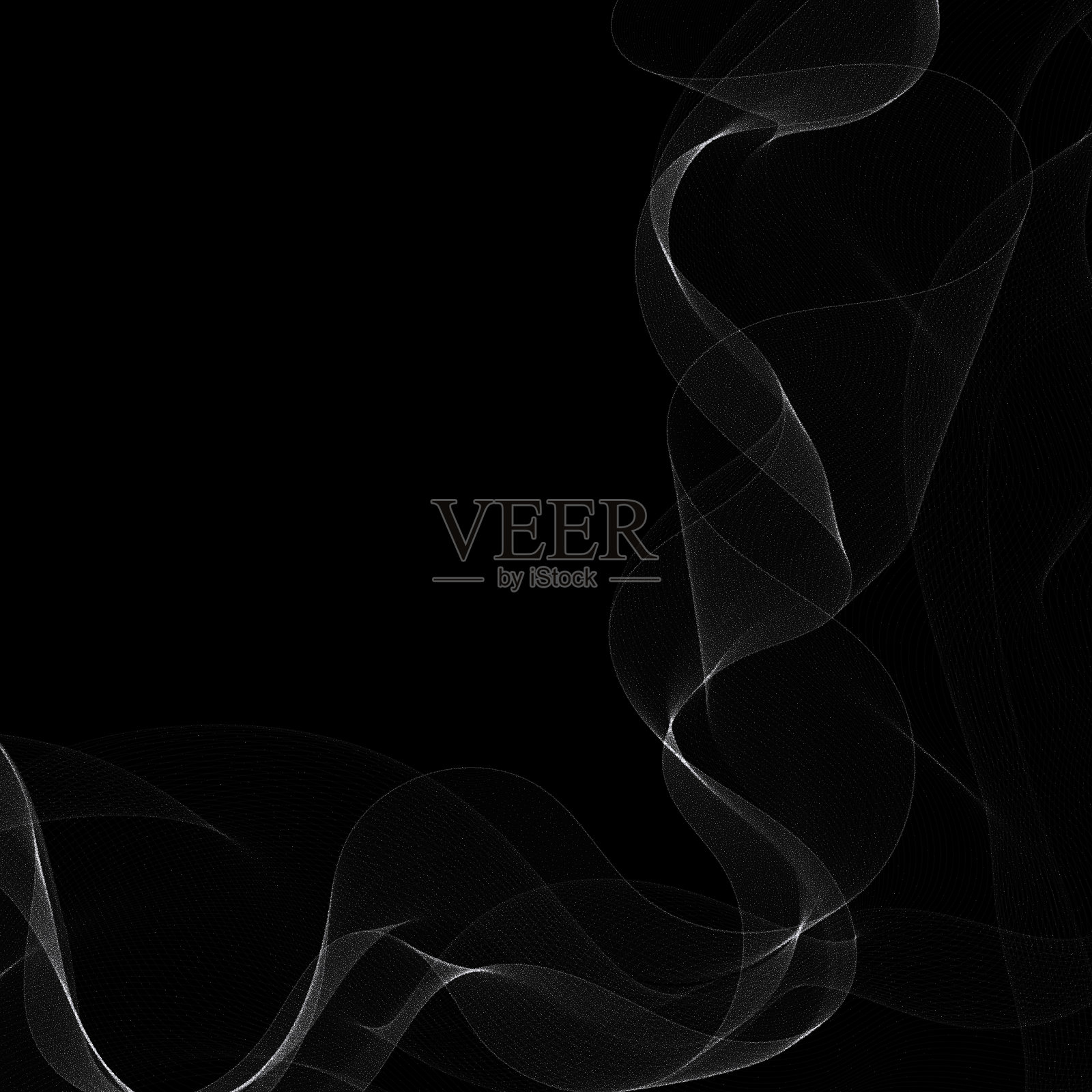 银色闪亮的波浪。演示布局。广告模板。每股收益10插画图片素材