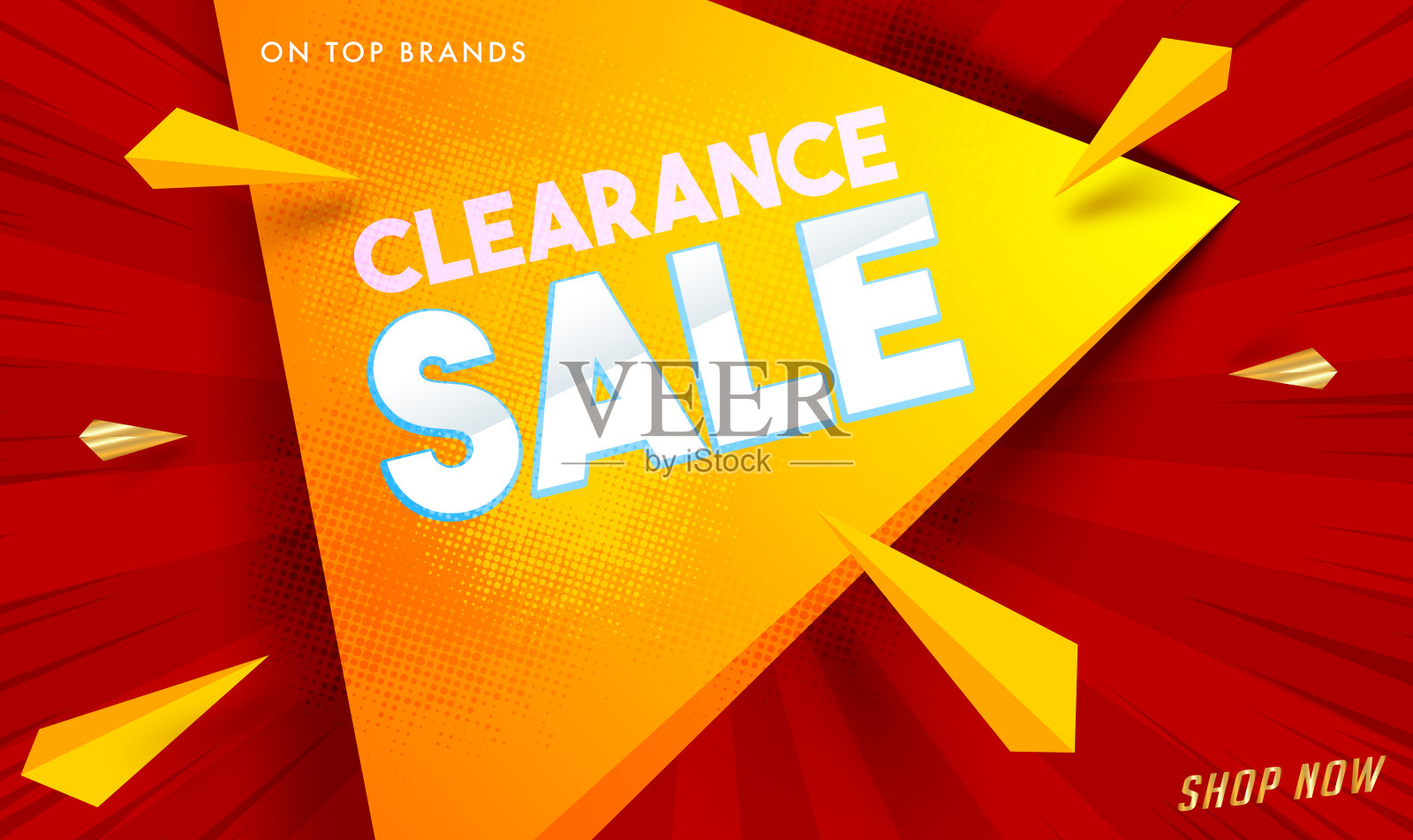 促销销售横幅模板设计插画图片素材