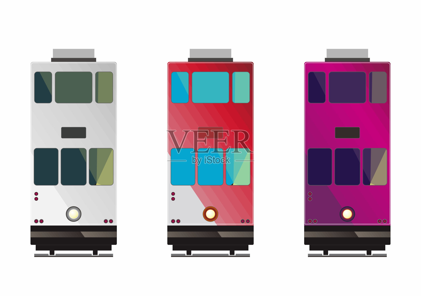 香港丁丁插画图片素材