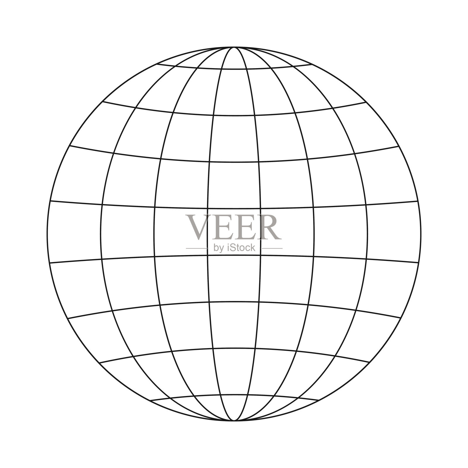 象形图。地球行星球体图标。全球性的国际问题，人的连接，旅行，世界各地的传递符号插画图片素材