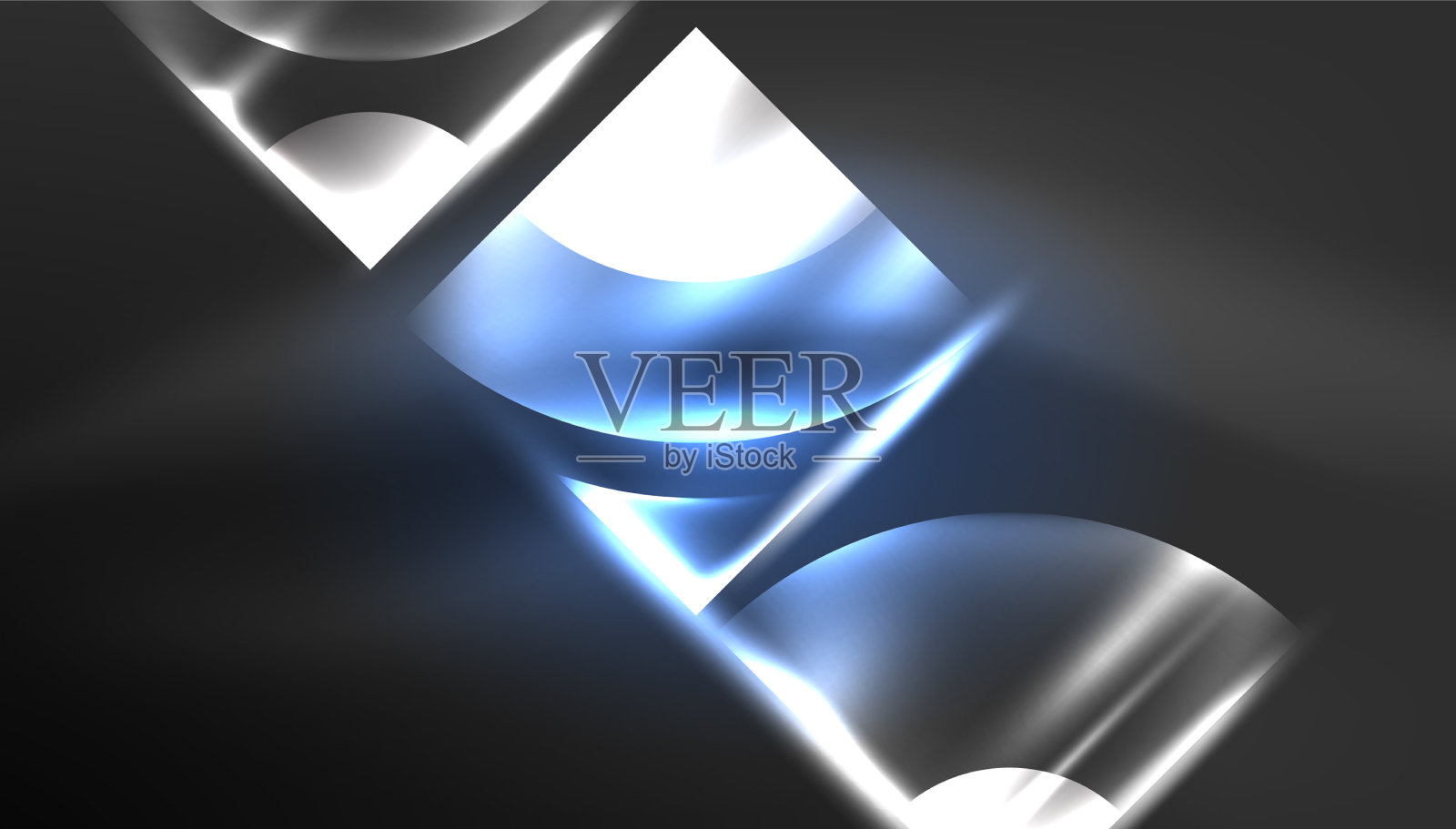 抽象背景霓虹灯发光几何插画图片素材