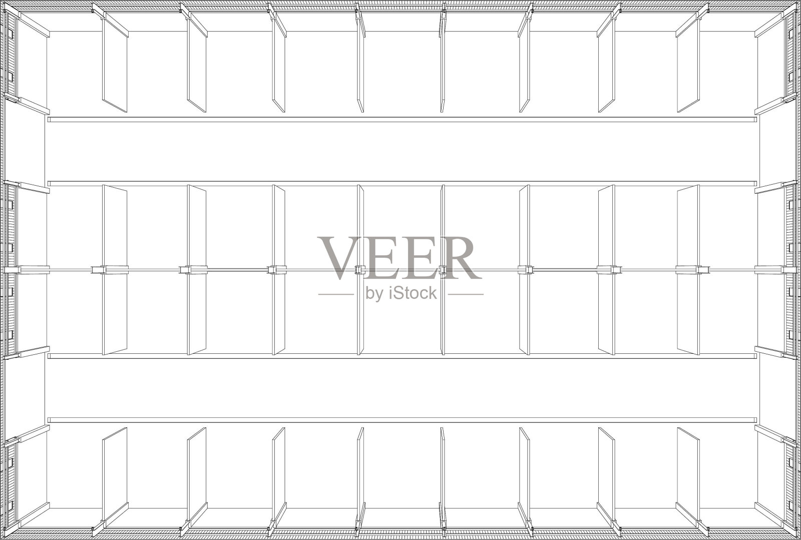 建筑工程的三维插图照片摄影图片