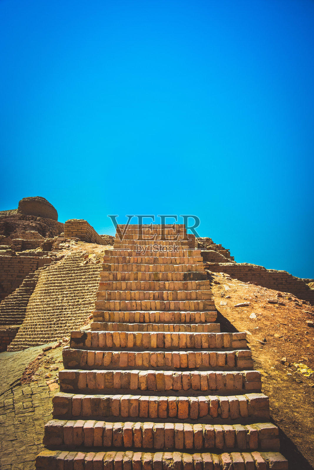 摩亨乔达罗主要城市印度河文明照片摄影图片