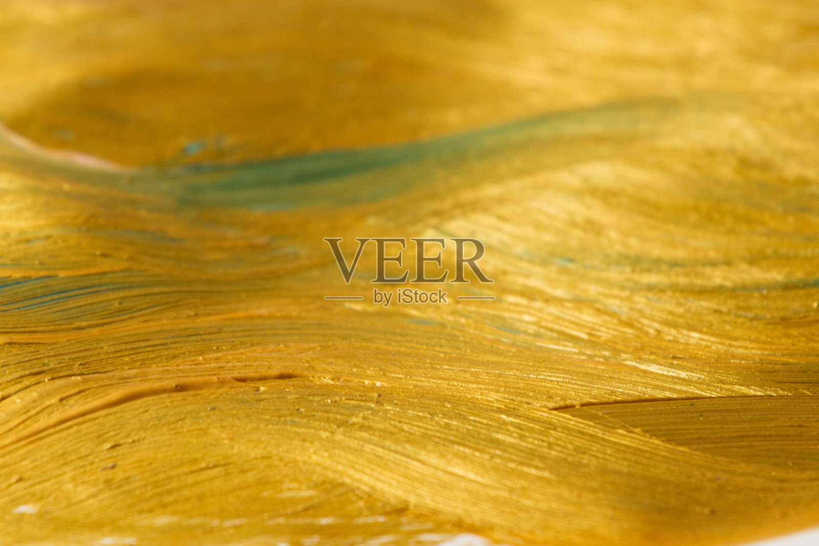 图案，背景，金色的纹理与水平波浪和条纹。照片摄影图片