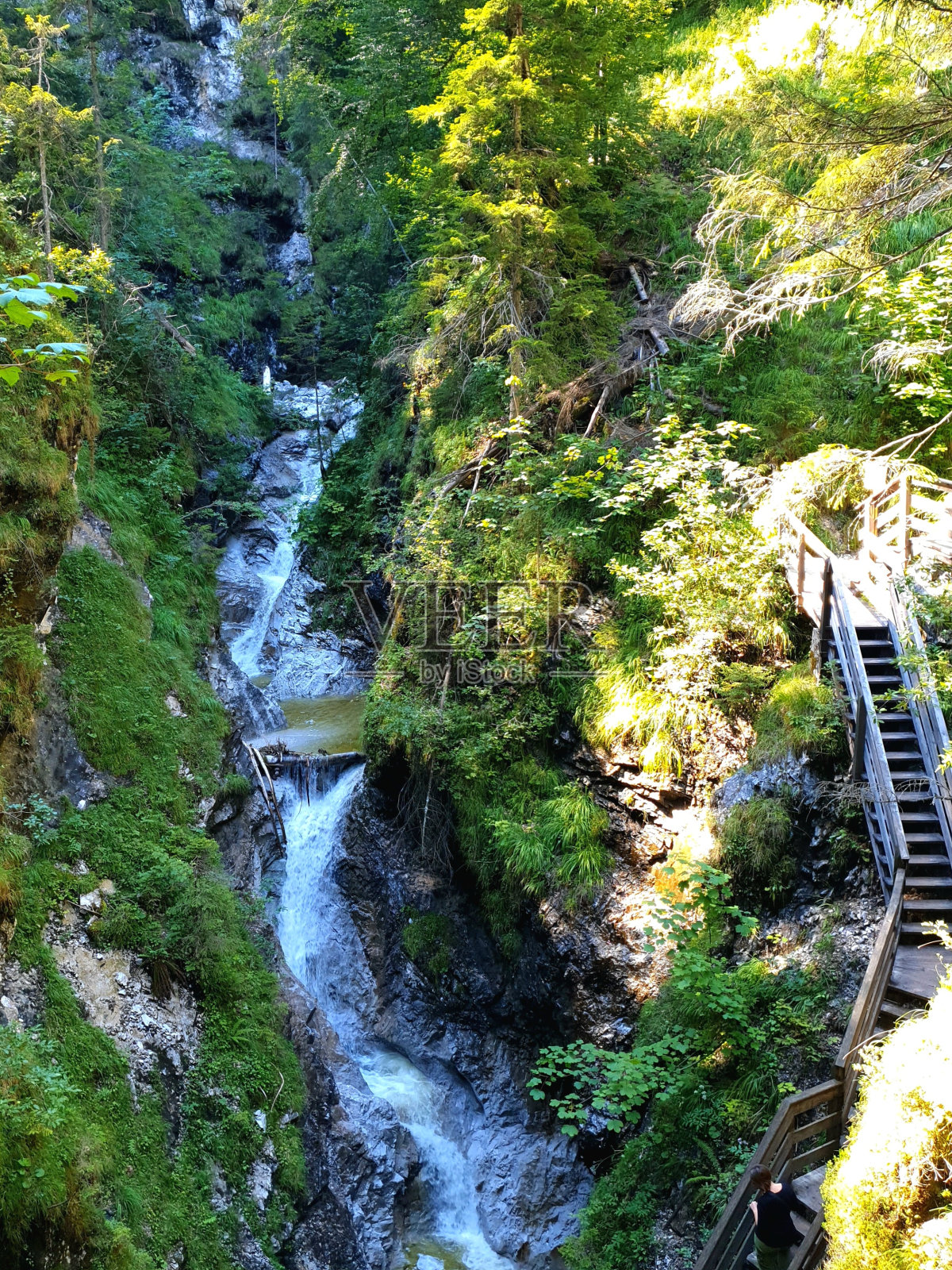 洛费尔附近的Vorderkaserklamm照片摄影图片
