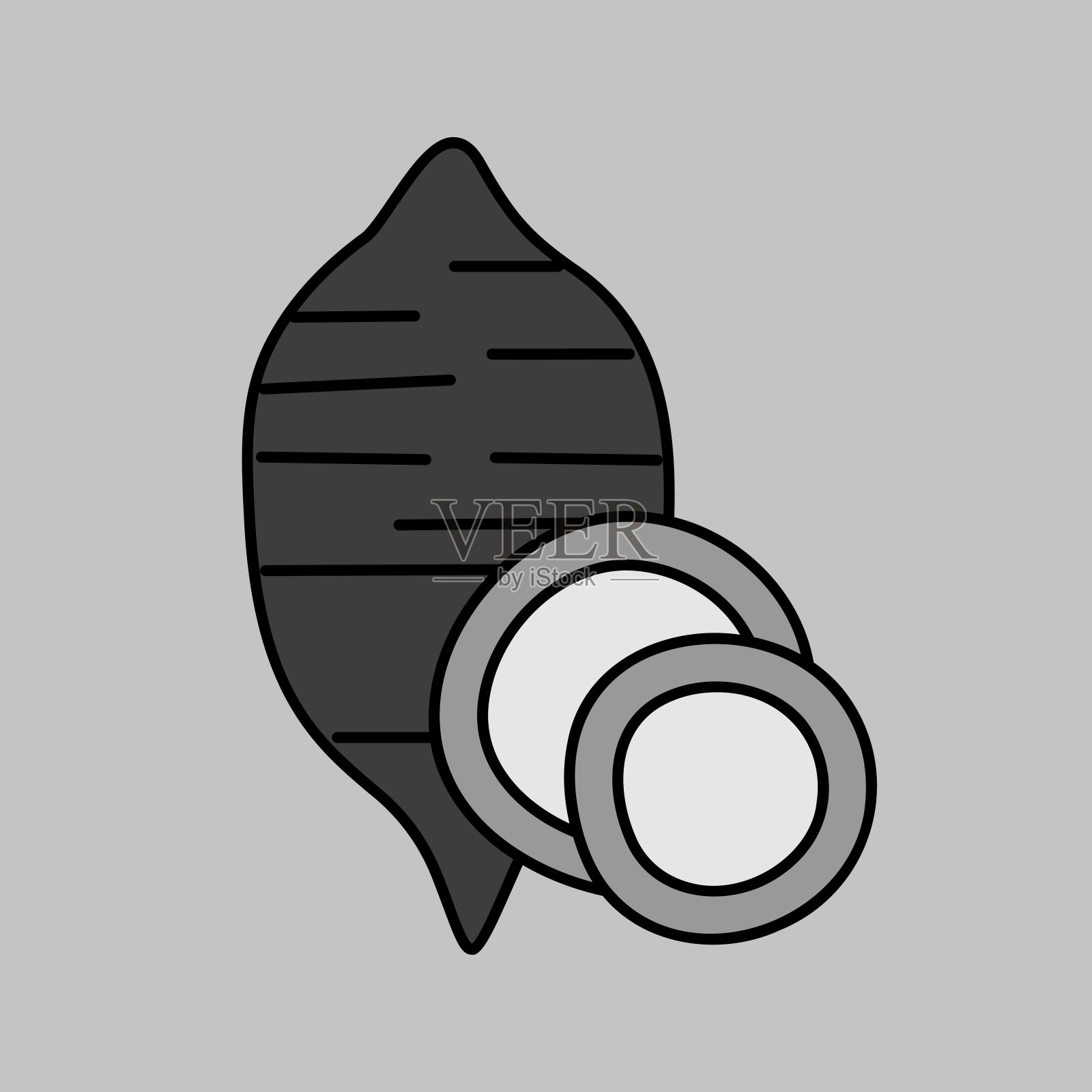 红薯隔离矢量图标。蔬菜的迹象插画图片素材