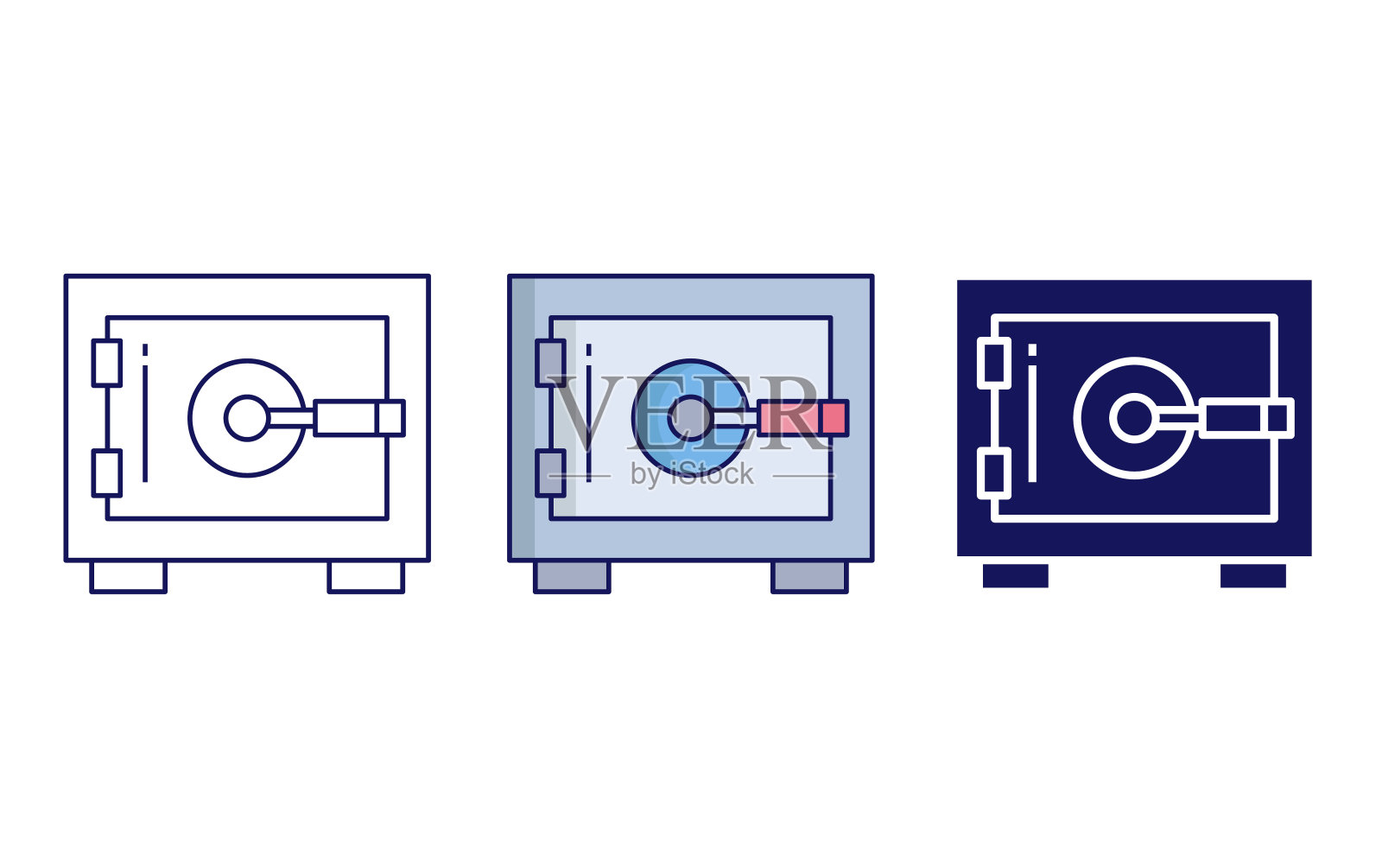 储物柜矢量图标插画图片素材