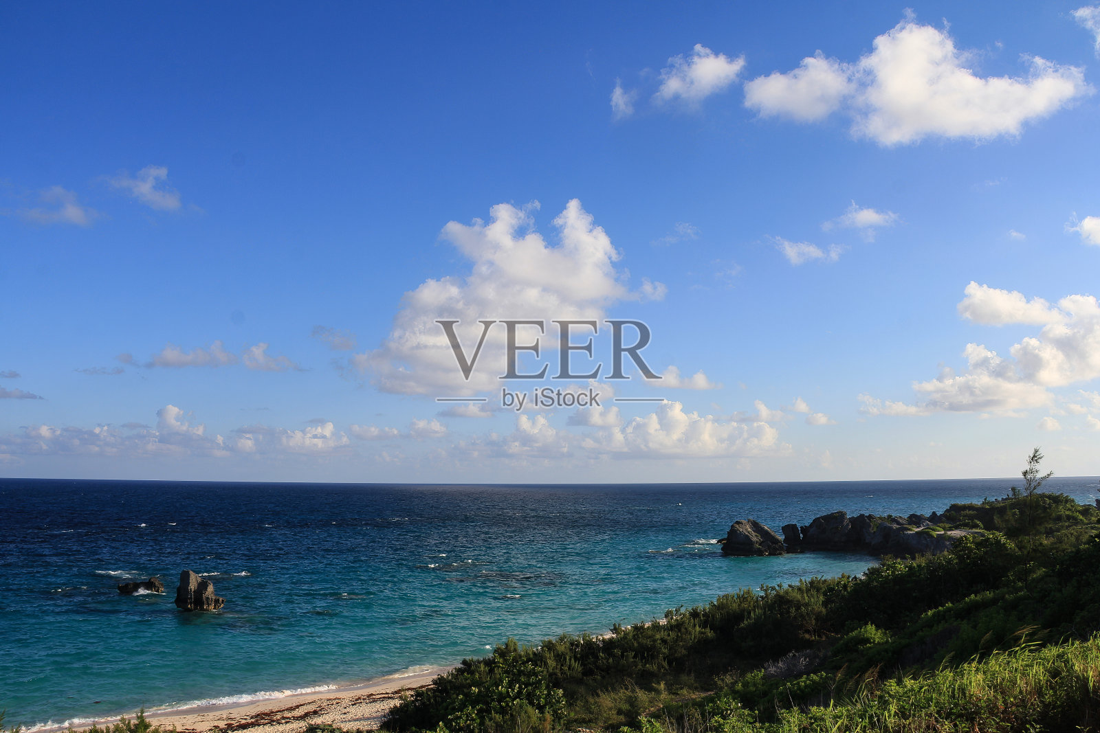 百慕大海滩照片摄影图片