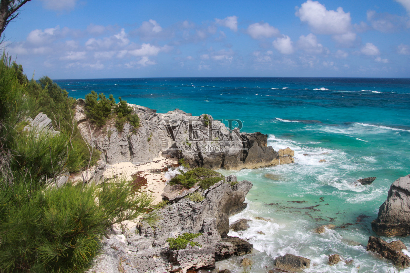 百慕大海滩照片摄影图片