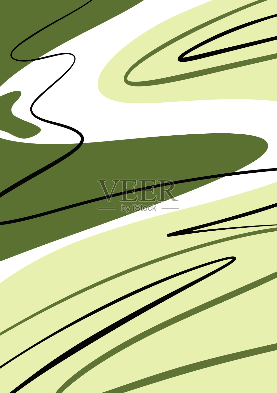 抽象有趣的彩色图案卡通纹理涂鸦几何背景。插画图片素材