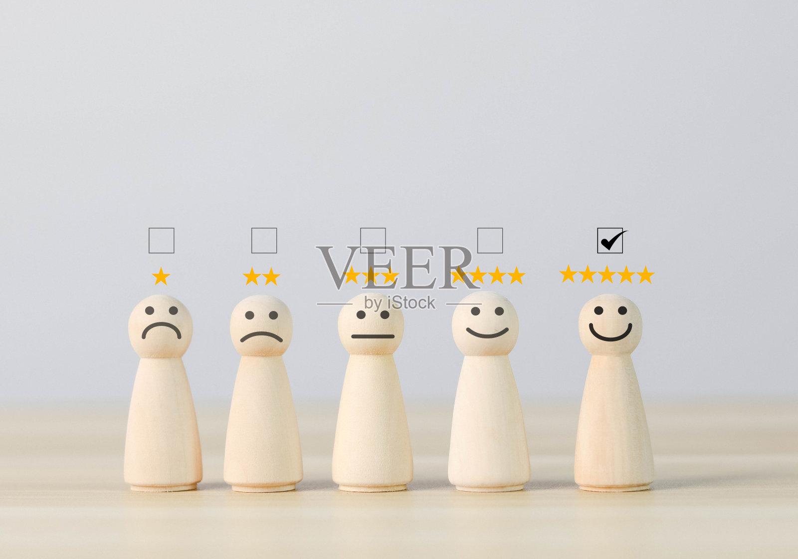 客户服务评估和满意度调查的概念照片摄影图片